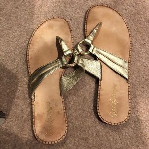 Lily Pulitzer flip flops